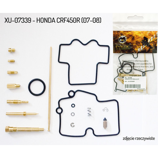 PSYCHIC carburetor repair kit HONDA CRF 450R '07-'08 (26-1459) (for 1 carburetor)