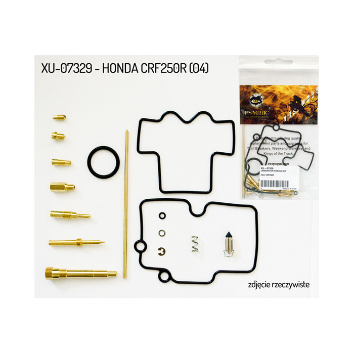 PSYCHIC carburetor repair kit HONDA CRF 250R '04 (26-1328) (for 1 carburetor)