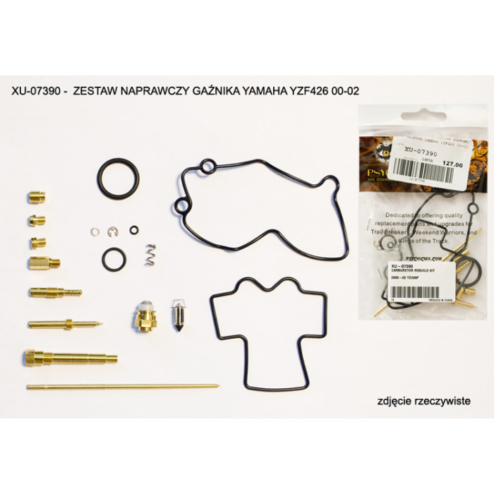 PSYCHIC carburetor repair kit YAMAHA YZF 426 00-02 (26-1439) (for 1 carburetor)
