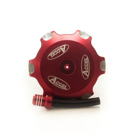 ACCEL fuel tank cap HONDA CRF 250R '18-20, CRF 450R '17-20 color red