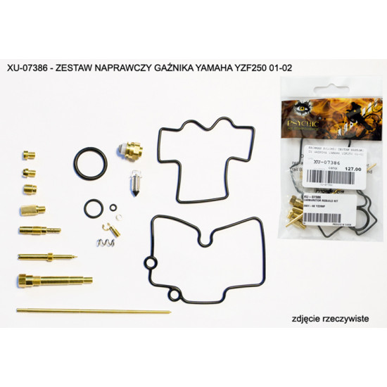 PSYCHIC carburetor repair kit YAMAHA YZF 250 01-02 (26-1287) (for 1 carburetor)