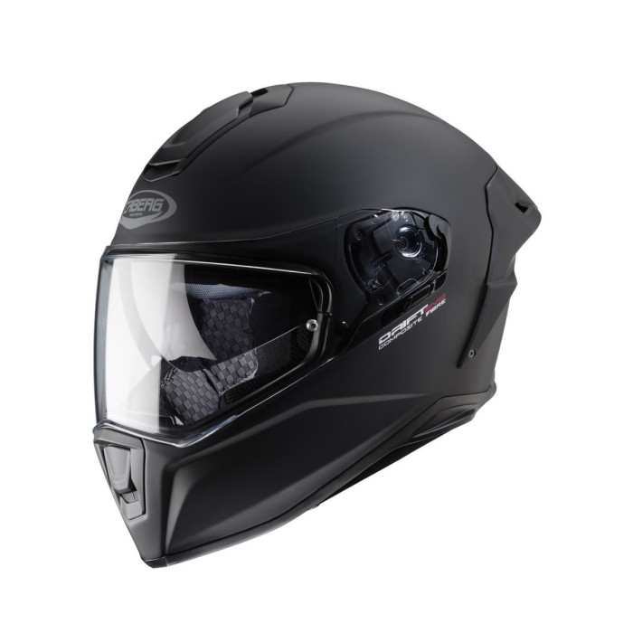 CABERG helmet with integrated goggles, model: DRIFT EVO (PINLOCK), color: matte black, size: L