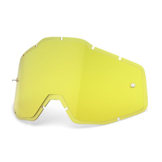 100 PERCENT lens for RACECRAFT+/RACECRAFT/ACCURI/STRATA - HD YELLOW ANTI-FOG