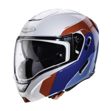CABERG atverčiamas šalmas, modelis: HORUS SCOUT spalva: balta/raudona/mėlyna, dydis: XXL