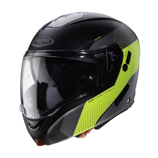 CABERG flip-up helmet, model: HORUS SCOUT color: black/yellow, size: S