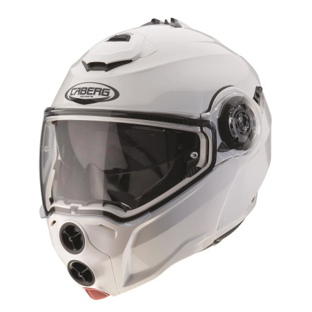 CABERG flip-up helmet, model: DROID (PINLOCK), color: glossy white, size: XL