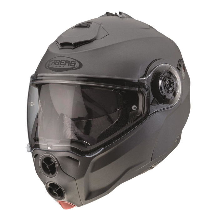 CABERG flip-up helmet, model: DROID (PINLOCK) MATT GUN color: matte gray, size: S