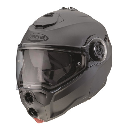CABERG atverčiamas šalmas, modelis: DROID (PINLOCK) MATT GUN spalva: matinė pilka, dydis: S