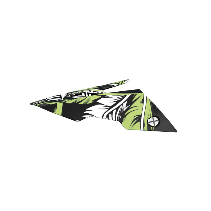 MT helmet visor color: black/green