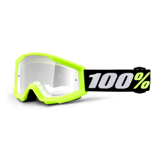 100 PERCENT (2022) glasses, model: STRATA MINI YELLOW JUNIOR, color: yellow (clear lens), old code: 50600-004-02