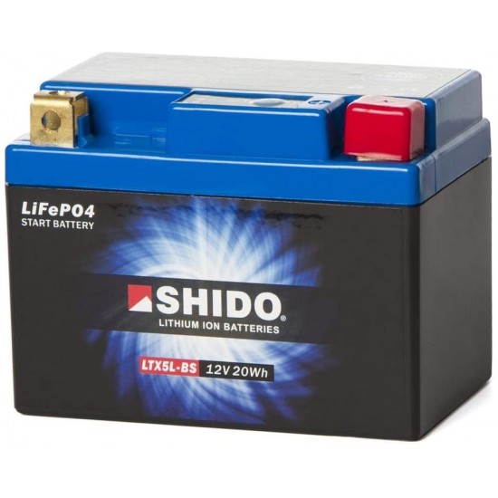 LTX5L-BS Shido ličio jonų (LiFePO4) 12V 20Wh akumuliatorius