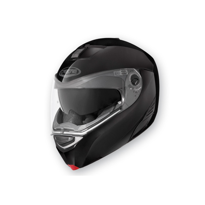 CABERG flip-up helmet, model: MODUS (PINLOCK) color: black METAL, size: S