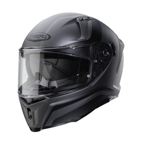 CABERG helmet with integrated goggles AVALON BLAST color: matte black/gray, size: S