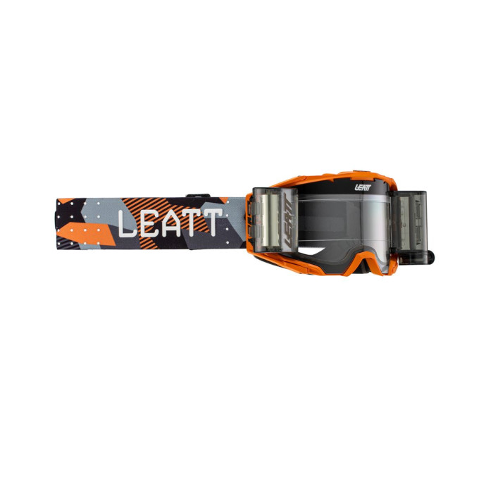 LEATT (2023) goggles 6.5 ROLL-OFF GOGGLE ORANGE CLEAR 83% - color: orange/gray, lens: clear