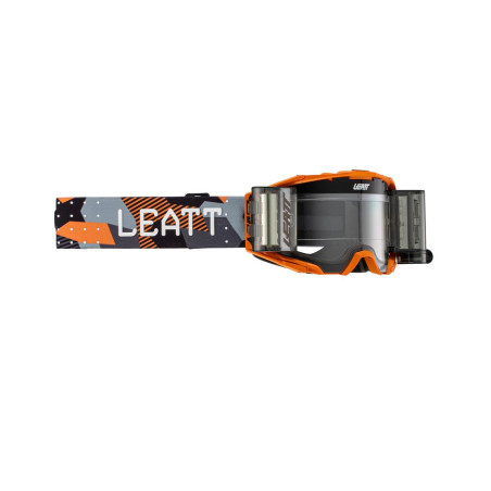 LEATT (2023) goggles 6.5 ROLL-OFF GOGGLE ORANGE CLEAR 83% - color: orange/gray, lens: clear