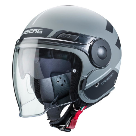 CABERG atviras šalmas, modelis: UPTOWN LOFT spalva: juoda/pilka/sidabrinė matinė, dydis: XXL