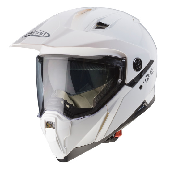 CABERG helmet with integrated goggles XTRACE color: glossy white, size: XL