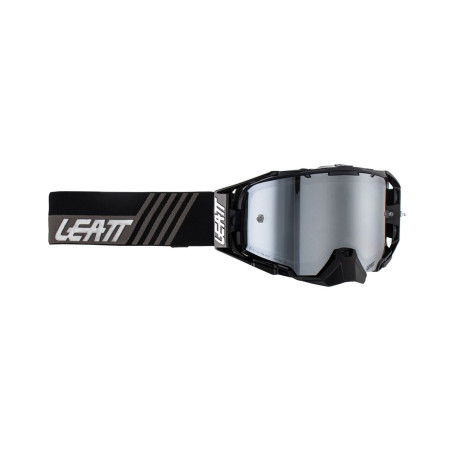 LEATT (2023) glasses 6.5 IRIZ GOGGLE STEALTH SILVER 50% - color: black, mirrored lens