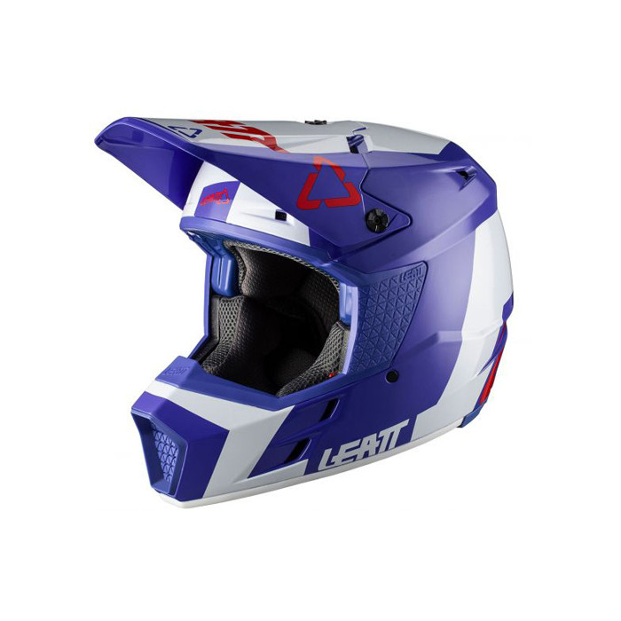LEATT GPX 3.5 V20.2 HELMET ROYAL color: NAVY/white, size: L