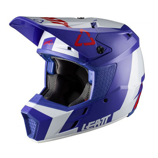 LEATT GPX 3.5 V20.2 HELMET ROYAL color: NAVY/white, size: S