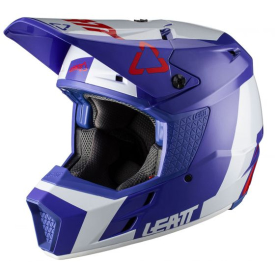 LEATT GPX 3.5 V20.2 HELMET ROYAL color: NAVY/white, size: XL