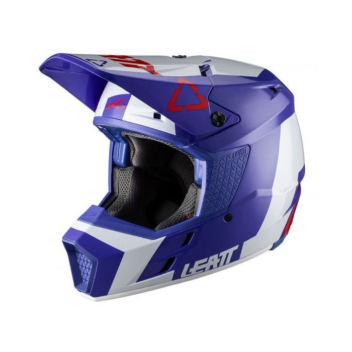 LEATT GPX 3.5 V20.2 HELMET ROYAL color: NAVY/white, size: XL