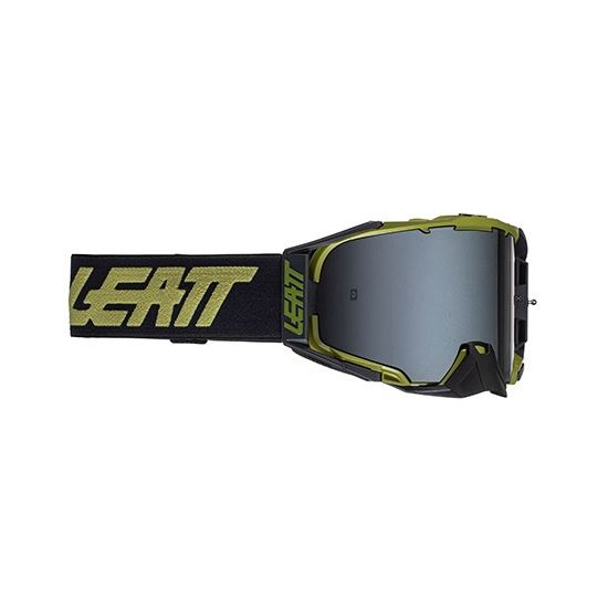 LEATT (2022/2023) goggles 6.5 DESERT SAND/LIME LENS PLATINUM UC 28% - color: black, mirrored lens