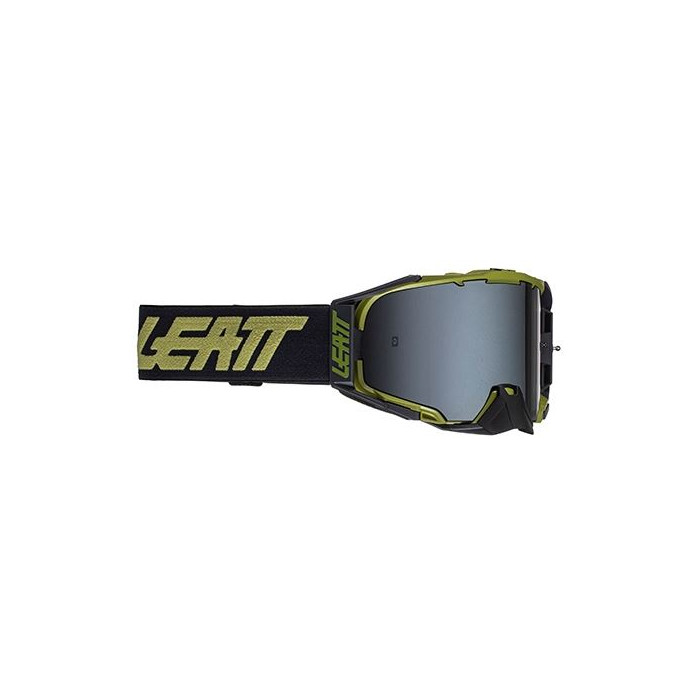 LEATT (2022/2023) goggles 6.5 DESERT SAND/LIME LENS PLATINUM UC 28% - color: black, mirrored lens