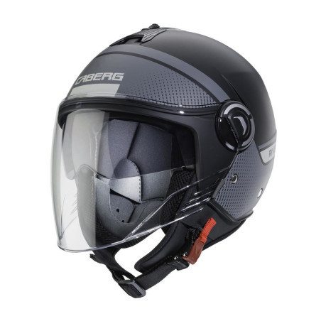 CABERG open face helmet, model: RIVIERA V4 ELITE color: matte black/gray, size: XXL