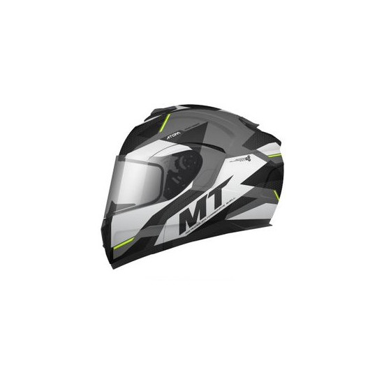MT flip-up helmet ATOM SV TRANSCEND color: matte gray/glossy black, size: L