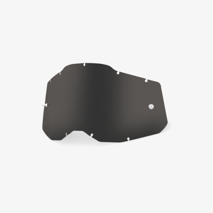 100 PERCENT (2022) RC2/AC2/ST2 REPLACEMENT LENS - DARK SMOKE, RACECRAFT 2/ ACCURI 2/ STRATA 2 color: DARK t