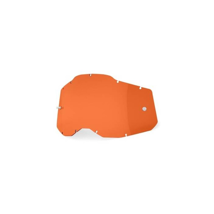100 PERCENT (2022) RC2/AC2/ST2 REPLACEMENT LENS - ORANGE - RACECRAFT 2/ ACCURI 2/ STRATA 2 color: orange, s
