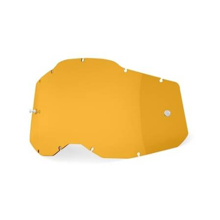 100 PROCENT (2022) RC2/AC2/ST2 REPLACEMENT LENS - PERSIMMON - akinių stikliukas RACECRAFT 2/ ACCURI 2/ STRATA 2 spalva: auksinė,