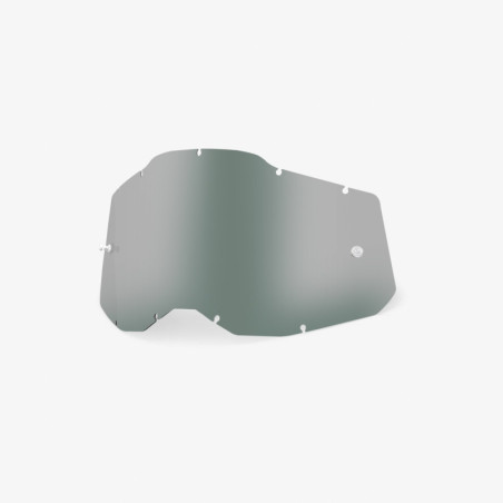 100 PROCENT (2022) RC2/AC2/ST2 REPLACEMENT LENS - SMOKE, akinių stikliukas RACECRAFT 2/ ACCURI 2/ STRATA 2 spalva: tamsus, senas