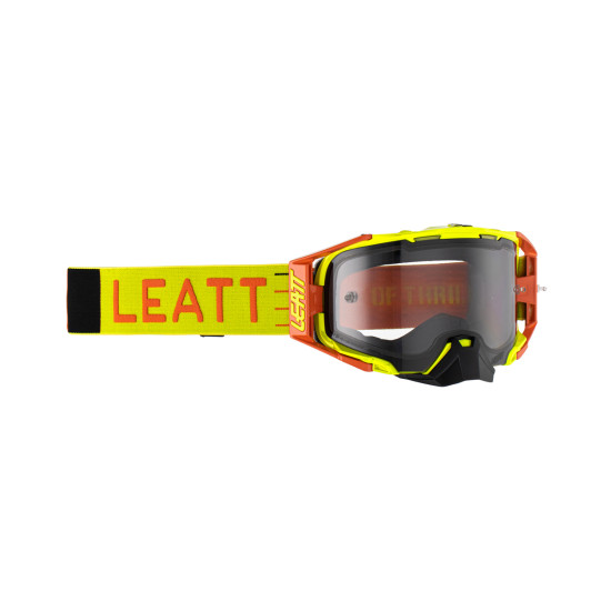 LEATT (2023) goggles 6.5 GOGGLE CITRUS LIGHT GREY 58% - color: yellow FLUO/orange