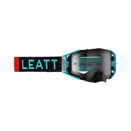 LEATT (2023) goggles 6.5 GOGGLE FUEL LIGHT GREY 58% - color: black/blue lens tinted mirror gray