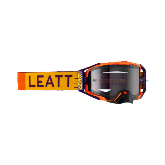 LEATT (2023) glasses 6.5 GOGGLE INDIGO LIGHT GREY 58% - color: orange/black lens tinted mirror gray