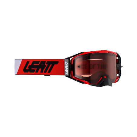LEATT (2023) goggles 6.5 GOGGLE RED ROSE UC 32% - color: black/red lens rose gold