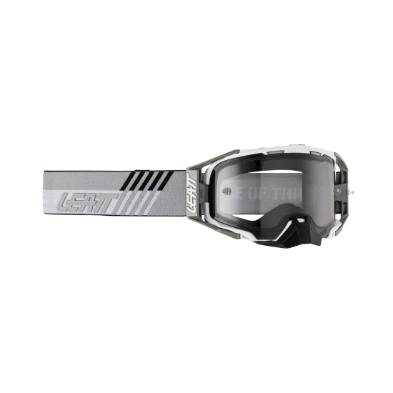 LEATT (2023) glasses 6.5 GOGGLE WHITE LIGHT GREY 58% - color: gray/white lens tinted mirror gray