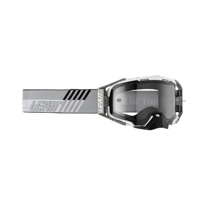 LEATT (2023) glasses 6.5 GOGGLE WHITE LIGHT GREY 58% - color: gray/white lens tinted mirror gray