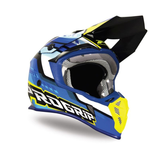 PROGRIP 2022/06 helmet PG3180 AP71 color: blue yellow FLUO, size: XS (3180-361)