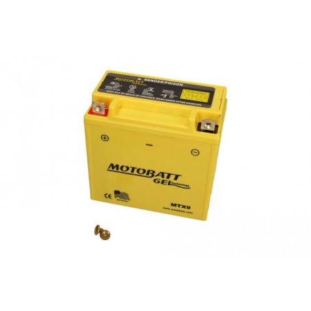 YB9-B (MTX9) 12V 9Ah 125A Motobatt akumuliatorius