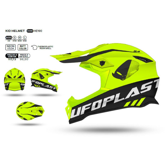 UFO 2022/10 šalmas JUNIOR...