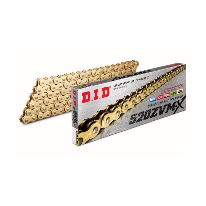DID 520 ZVMX GG chain (116 links)