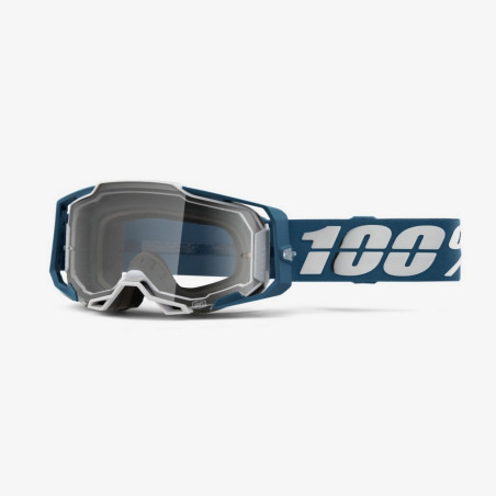100 PERCENT (2022) FA21 glasses ARMEGA ALBAR - CLEAR LENS color: blue/silver, lens: clear
