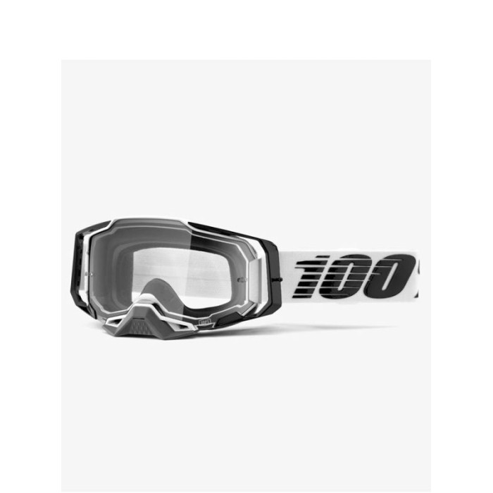 100 PERCENT (2022) glasses, model: ARMEGA ATMOS color: black/white, lens: clear