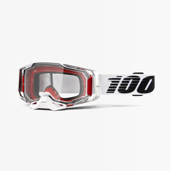 100 PERCENT (2022) glasses, model: ARMEGA LIGHTSABER color: white/black lens, glass: clear, old code: 50700-355