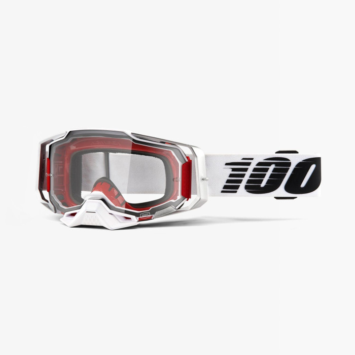 100 PERCENT (2022) glasses, model: ARMEGA LIGHTSABER color: white/black lens, glass: clear, old code: 50700-355