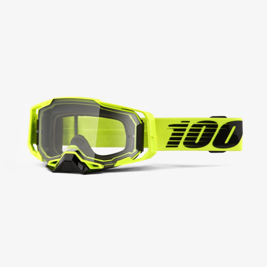 100 PERCENT (2022) glasses, model: ARMEGA NUCLEAR CIRCUS color: yellow FLUO, lens: clear, old code: 50700-356-02