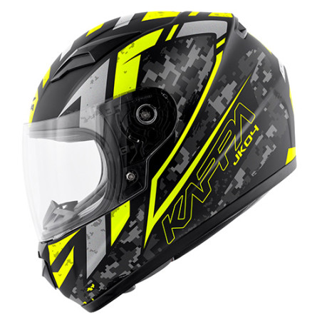 KAPPA helmet KJ04 BOOM PROX JUNIOR with integrated goggles black / yellow MATT M/52
